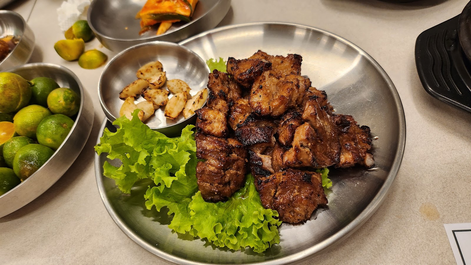 부산 BBQ 그릴 사진