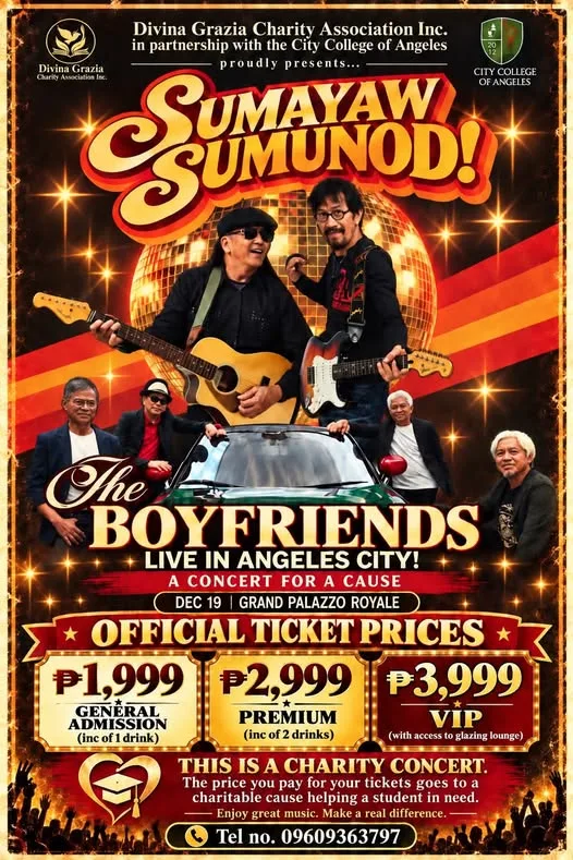 The Boyfriends 앙헬레스 자선 콘서트 — Sumayaw, Sumunod!
