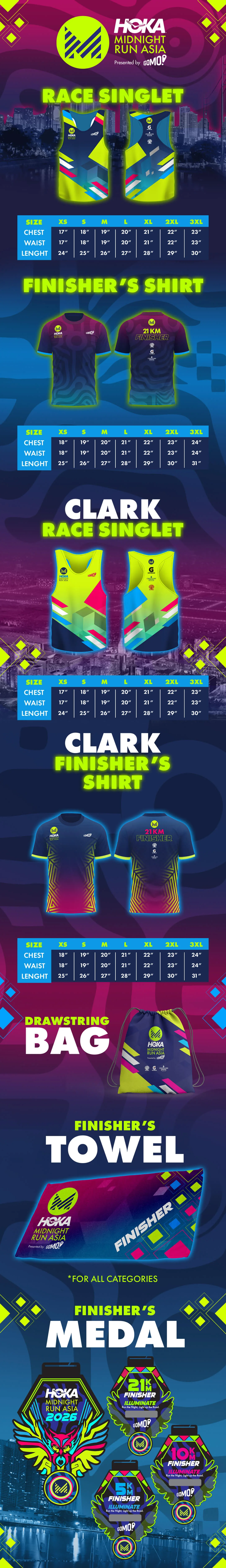Clark HOKA Midnight Run Asia 2026 Night Running Race