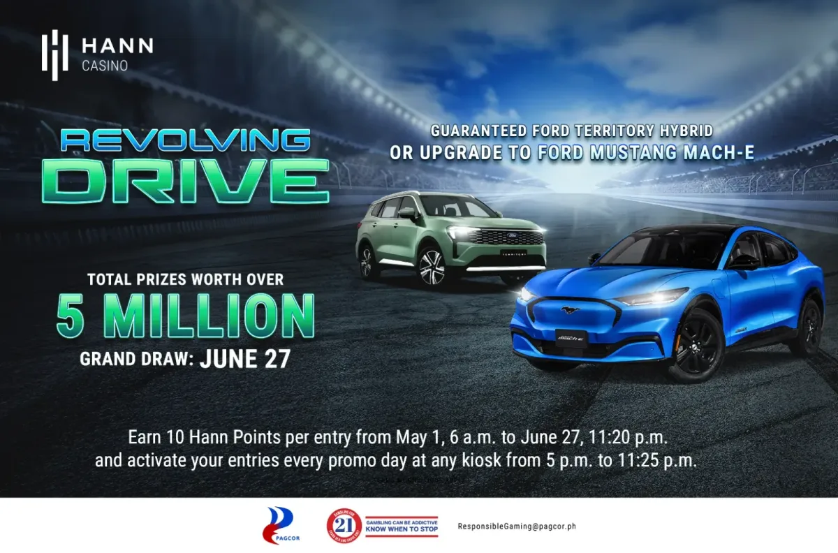한 카지노 리조트 'REVOLVING DRIVE' — Ford 자동차 경품 추첨