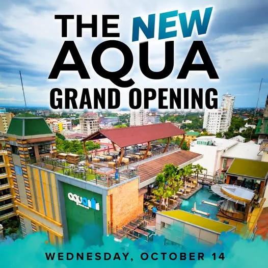 새 단장 Aqua Beach Club 그랜드 오프닝