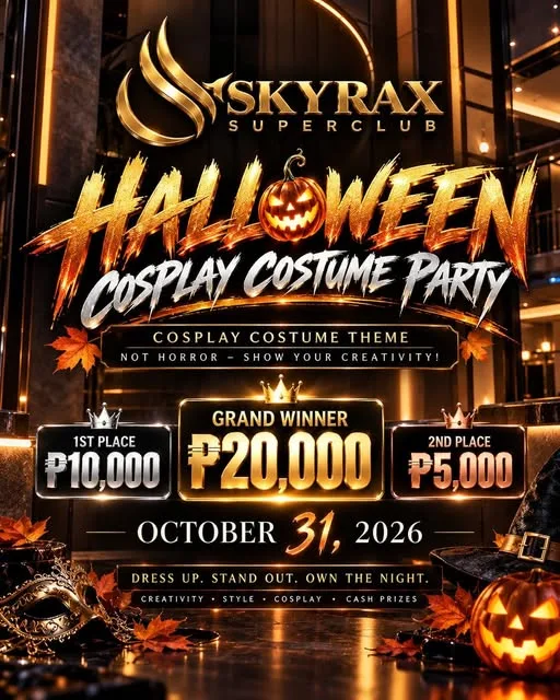 Skytrax 할로윈 코스프레 코스튬 파티 — 총상금 ₱35,000