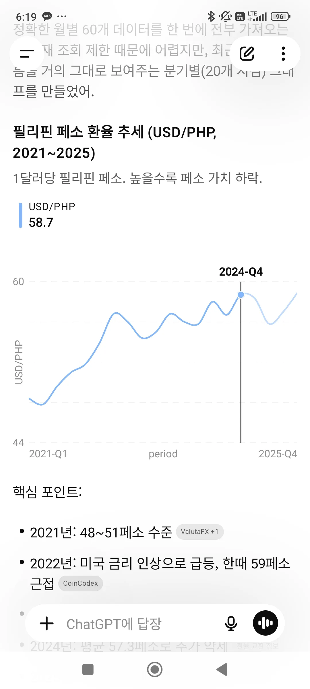 환율시세 생긴 기념 페소 환율 전망 분석글출처 없음. 그냥 여기저기서 본거 짜깁기.현재 1달러당 페소의 환율… 3/3