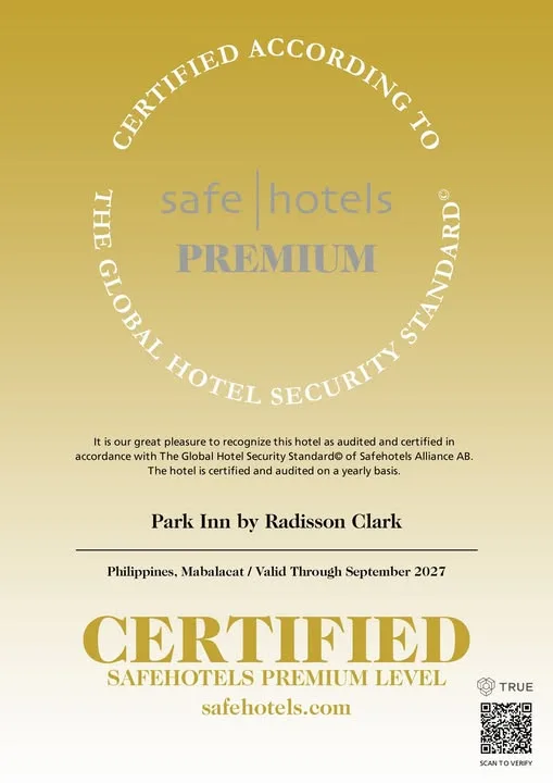 We’re Safehotels Certified!