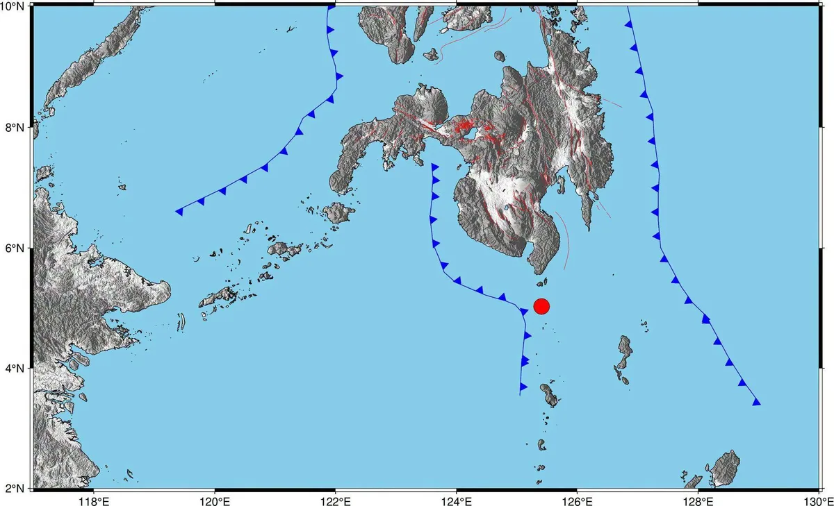 다바오 옥시덴탈 앞바다 규모 6.4 지진 — 제너럴산토스 전 학년 휴교·관공서 업무 중단