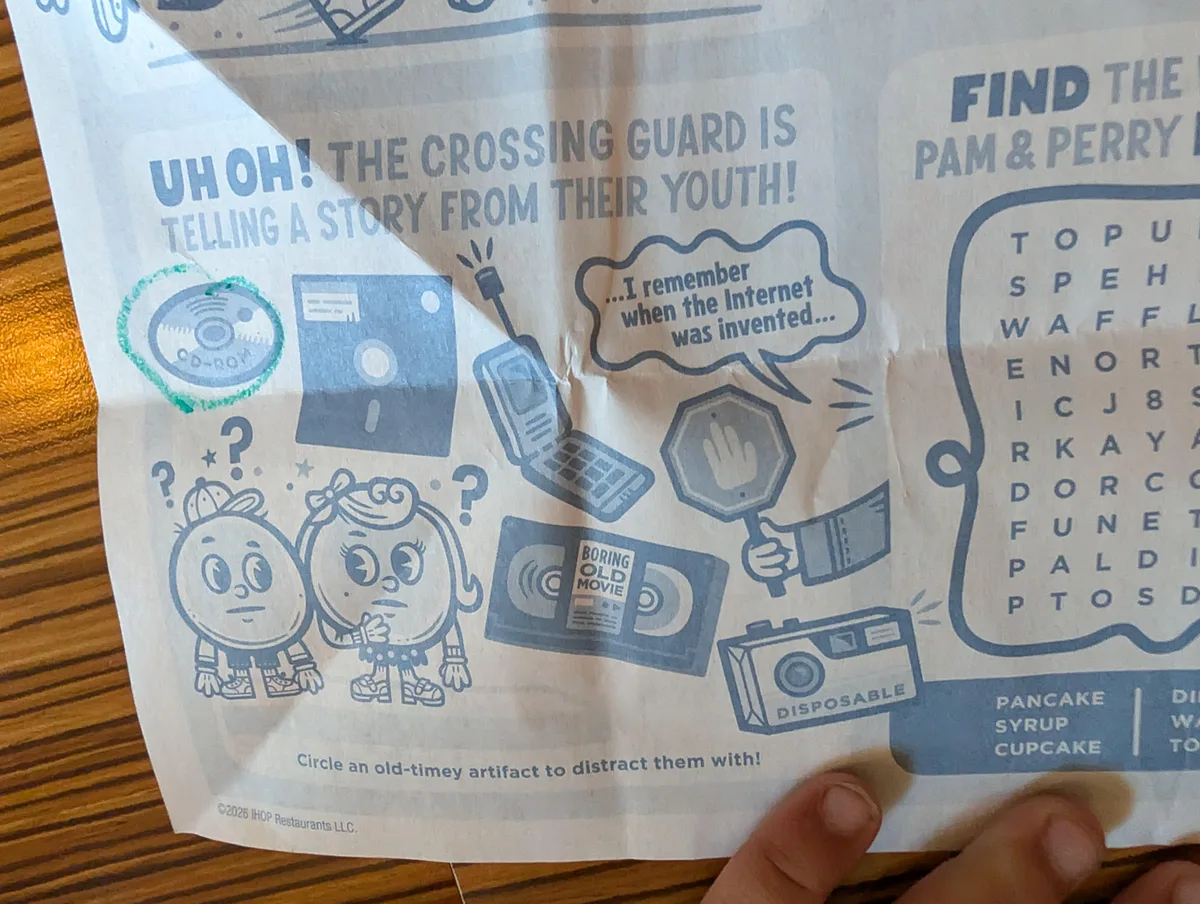 IHOP 어린이 메뉴한테 인신공격당할 줄은 몰랐다