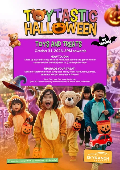 TRICK OR TREAT? MORE LIKE TOYS AND TREATS!
