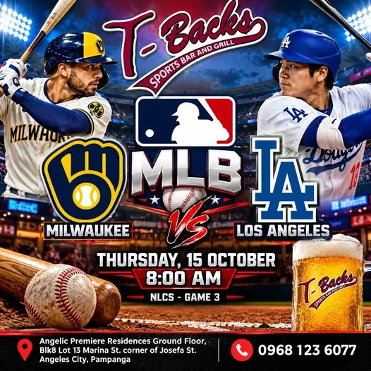 **MLB PLAYOFF BASEBALL LIVE AT T-BACKS!**