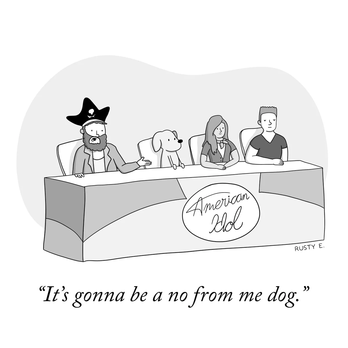 내 개는 안 된다(No from me dog)