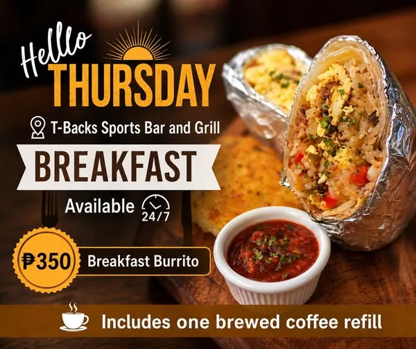 **HELLO THURSDAY! BREAKFAST IS CALLING!**