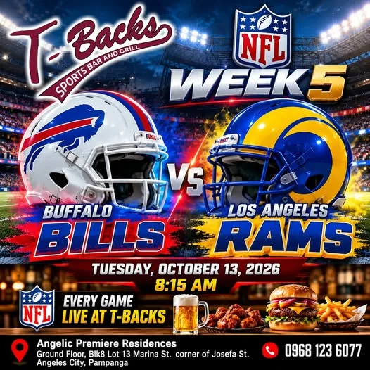 **NFL WEEK 5 – BILLS vs. RAMS!**