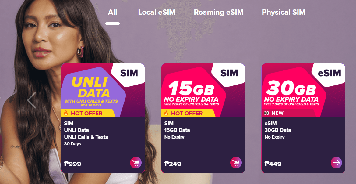 필리핀에 1년에 한두 번 오시는 분들한테 GOMO 유심 추천합니다